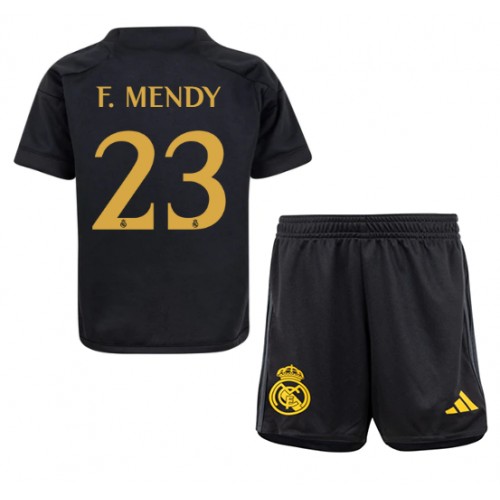 Dětský Fotbalový dres Real Madrid Ferland Mendy #23 2023-24 Třetí Krátký Rukáv (+ trenýrky)